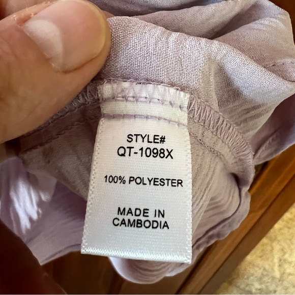 Zenana lavender color shirt size 3X - Picture 8 of 10
